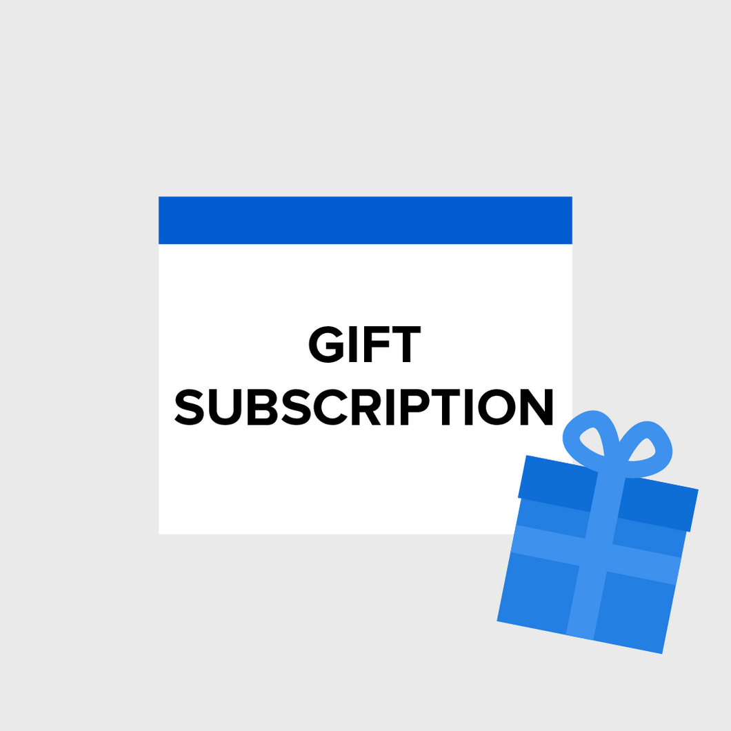 Single payment gift subscription